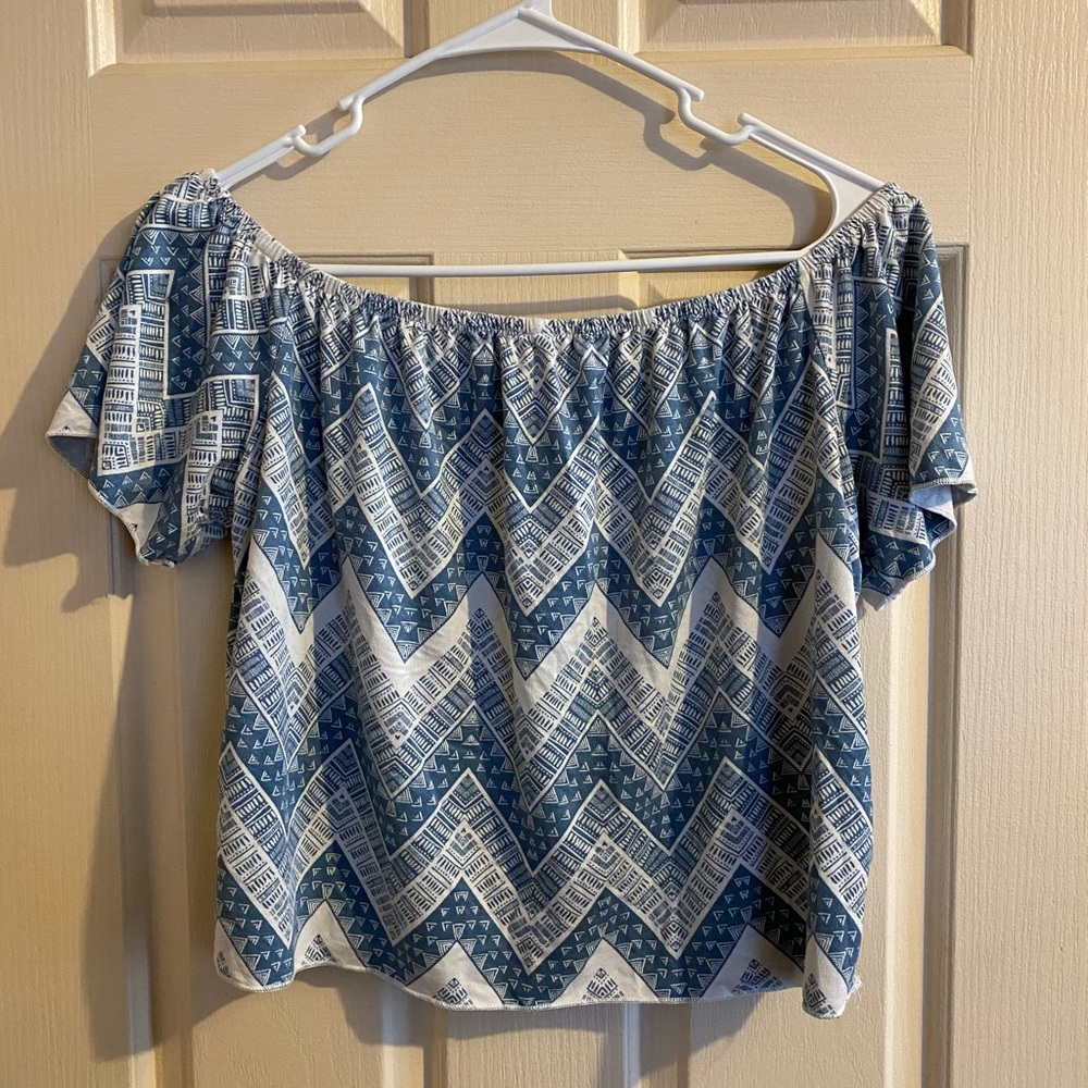 Off Shoulder Crop Top
